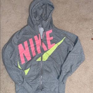 NIKE full zip sweatshirt size med nwot